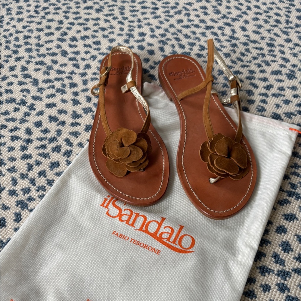 Women's Il Sandalo Suede Leather Sandals